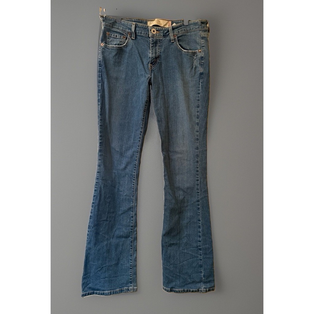 Vintage Y2K Levi's 518 Superlow Bootcut Jeans Women's 9 Long Denim Distressed